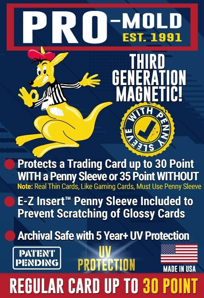 Pro-Mold MH30SAB 3rd Gen Touch Card Holder - 25 Pack