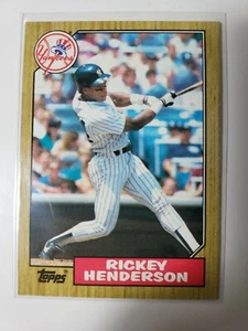 1987 Topps Rickey Henderson card #735 - Picture 1 of 2