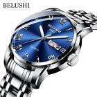 BELUSHI New Causal Sport Men's Watches Stainless Steel Band