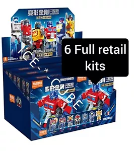 TRANSFORMERS SHINING Vol 2 Full Set Retail Sealed 6 Blind Buy Boxes Blokees Kits - Picture 1 of 14
