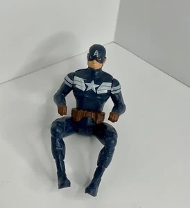 Captain America Marvel Avengers Action Figure Seated Driver Figure 3.5" Euc - Picture 1 of 3