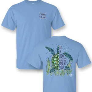 Sassy Frass Into the Ocean to Find my Soul Schildkröte T-Shirt - Bild 1 von 2