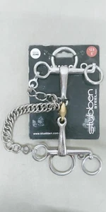 Stubben Sweet Double Jointed Pelham Snaffle Horse/Equestrian Bit - 5" - Picture 1 of 5