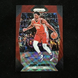 2017-18 Panini Prizm Ruby Wave Prizm #2 Joel Embiid Philadelphia 76ers - Picture 1 of 3