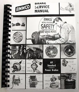 De colección Ammco Brake Manual de Servicio Completo Sistema de Frenos Hidráulicos Servicio - Imagen 1 de 4