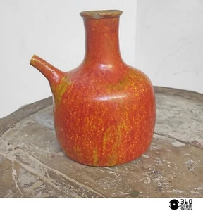 Versatoio caraffa in ceramica smaltata "M" (da identificare) Italy 1950s - Imagen 1 de 4