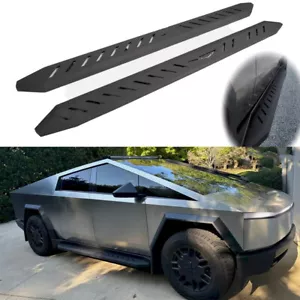 Fits For Tesla Cybertruck 2024 25 Accessories Running Boards Side Steps Nerf Bar - Picture 1 of 14