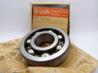 NOS Suzuki GT500 1976-1977 T500 1968-1975 Genuine OEM Ball Bearing 09262-22001 - Image 1 of 4