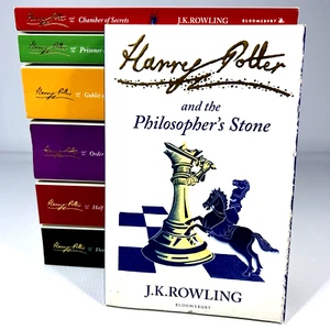 Harry Potter Signature Collection 1-7 Complete Paperback Book Set 1st UK Edition - Picture 1 of 22