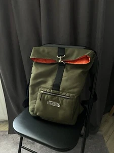 JEAN PAUL GAULTIER Parfums Green Nylon Travel Weekend Backpack NEW - Picture 1 of 6