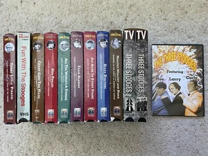 The Three Stooges VHS lot - Set of 11, Plus DVD - Bild 1 von 5