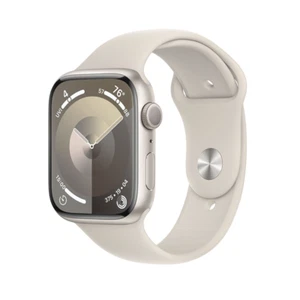 Apple Watch Series 9 GPS 45mm Starlight Aluminum Case w Sport Band S/M MR963LW/A - Picture 1 of 3