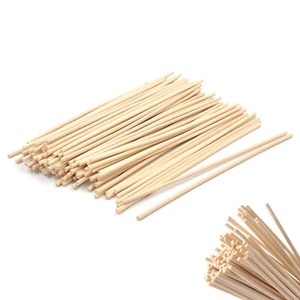 100 Stück Peddigrohr Staken Flechtmaterial,Rattanstäbchen für Aroma Diffuser - Bild 1 von 7