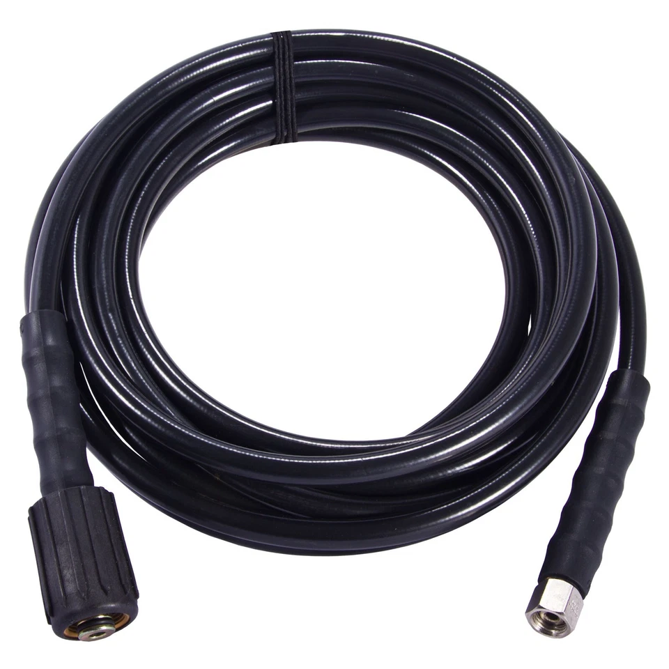 H040 DeVilbiss 25ft 3000 PSI Hose M22 Twist and 1/4" Female Swivel Fittings - Image 1 of 1