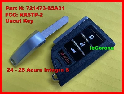 OEM 2024-2025 Acura Integra Tipo S Llave Inteligente Sedán KR5BTP-2 Foto 1 de 4