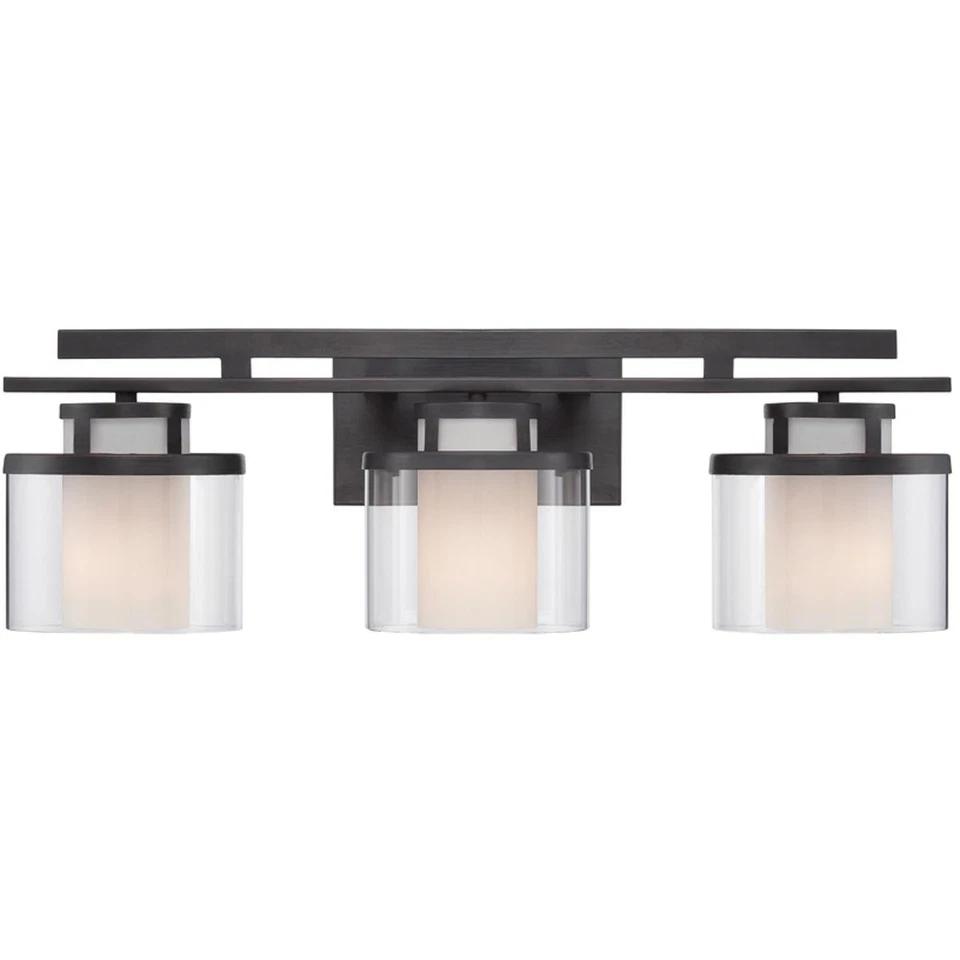 Fuente de diseño 86103-BBR fusión baño tocador luz Biscayne bronce Foto 1 de 1