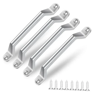 Manija de puerta de agarre para autocaravana, metal de acero inoxidable 304 de alta resistencia para cámper, paquete de 4 Foto 1 de 4