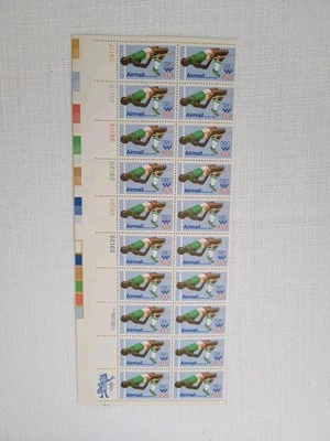 1979 - SC# C97 - PLATE BLOCK OF 20 - AIRMAIL 31 CENT - SUMMER OLYMPICS - Image 1 of 3