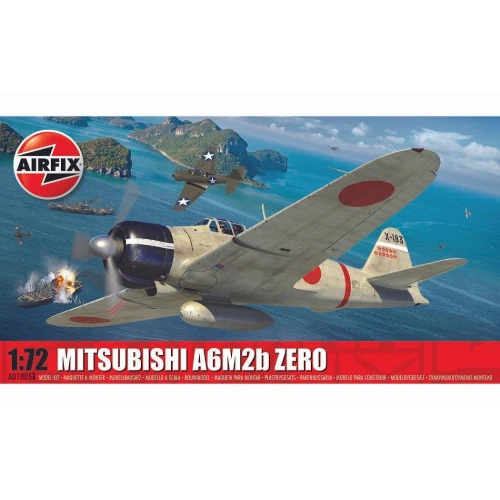 MITSUBISHI A6M2B ZERO KIT 1 72 Airfix Kit Aerei Modellino Nuovo
