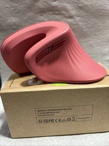 Mouse Jiggler ergonomico wireless doppia modalità rosa rosa MTS-201 - Foto 1 di 5