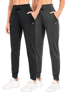 Women's Fleece Lined Pants High Waisted Sweatpants Winter Thermal Leggings Sk... - Picture 1 of 6