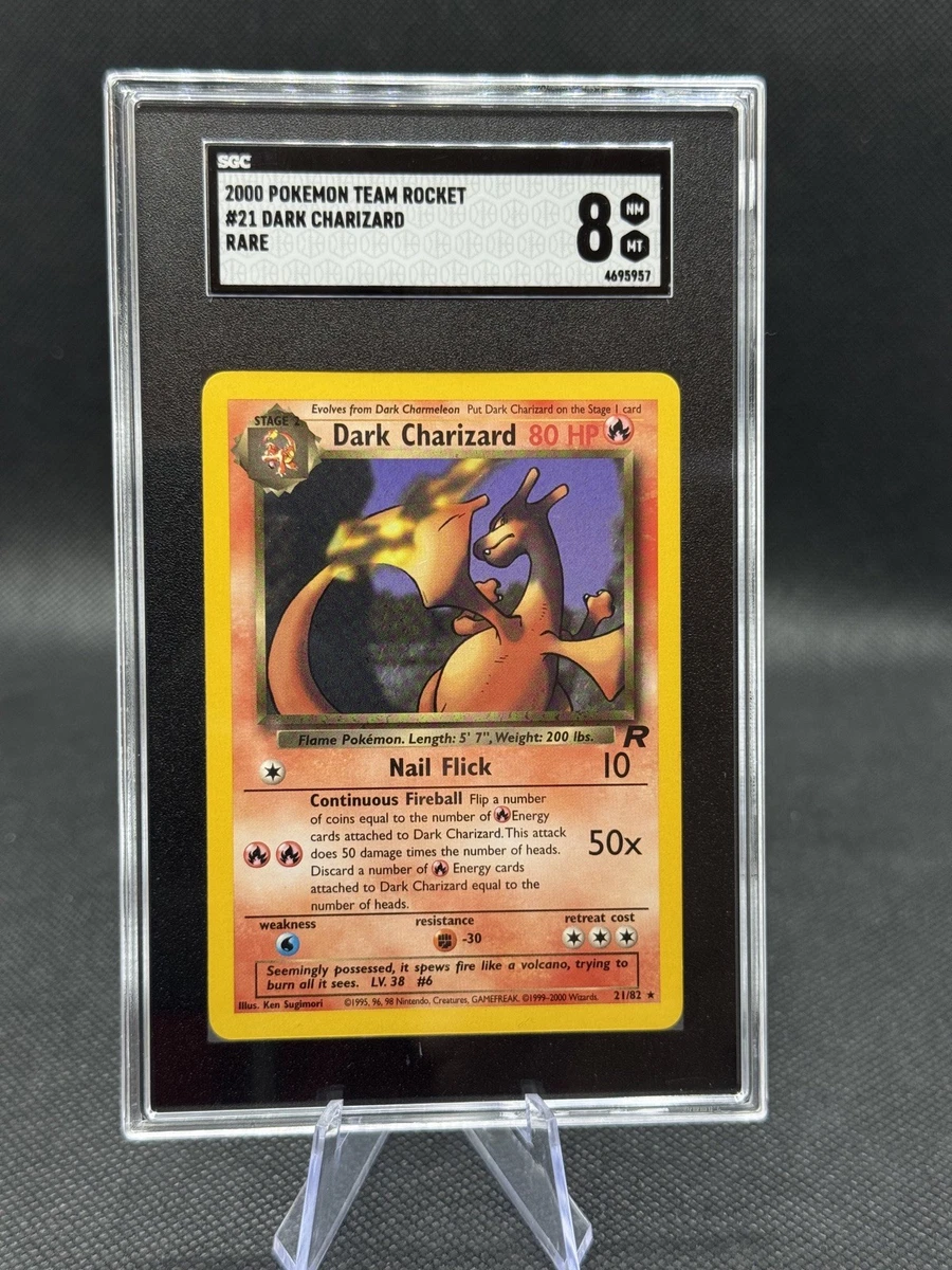 Darkness Charizard Pokémon TCG Rare Individual Collectible Card