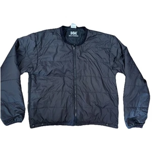 Helly Hansen Workwear Liner Jacket L Black Kevlar Reinforced Zip-In Insulator - Picture 1 of 12
