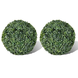 Buchsbaumkugeln 2 Stk. Künstlich Formschnitt-Kugel 27 cm - Bild 1 von 3