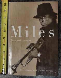 Miles The Autobiography Signed by  Quincy Troupe  1989 HCDJ - Imagen 1 de 21