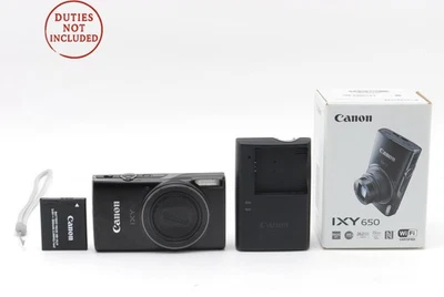 [Almost Unused w/Box] Canon PowerShot ELPH 360 IXY 650 Digital Camera JAPAN A561 - Image 1 of 4