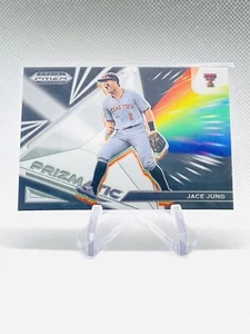 2022 Panini Prizm Draft Picks Jace Jung Prizmatic Insert #PZ-JJ - Detroit Tigers - Picture 1 of 2
