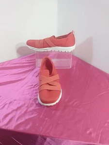 Skechers Womens  SZ 9.5 Go Walk Classic Knit 124185 Red Casual Shoes Sneakers  - Picture 1 of 9