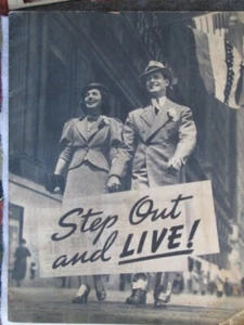 Vintage Step Out And Live, The Stevens Hotel, Chicago Tourist Magazine, 1937 - Picture 1 of 13