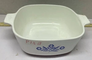 Vintage Corning Ware Blue Cornflower 1 1/2-Qt Casserole P- 1 1/2 - B 1.5 QT Dish - Picture 1 of 4