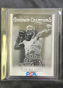 TEOFIMO LOPEZ 🥊 VERY RARE!  (BLACK & WHITE) PARALLEL ✨ROOKIE✨CARD!! UPPER DECK