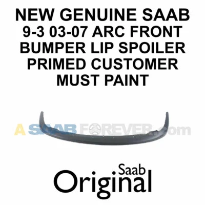 NUEVO GENUINO SAAB 9-3 03-07 PARACHOQUES DELANTERO LABIO ALERÓN INFERIOR ARCO OEM 32016150 Foto 1 de 4