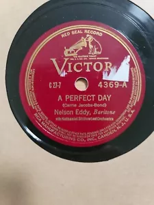 Nelson Eddy A Perfect Day And At Dawning Victor Red Seal Records 4369 78 - Picture 1 of 13