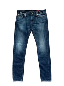 Anthropologie Level 99 Relaxed Lily Straight Leg Medium Wash Jean 25 actual W31 - Picture 1 of 7