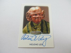 2021 Women of Star Trek Art and Images HELEN UDY WOST Autograph Card &