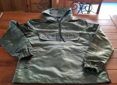 NWT HEADRUSH CAMO HEADQUARTERS ANORAK TRENCH PARKA RAIN WINBREAKER JACKET  LARGE Foto 1 de 3