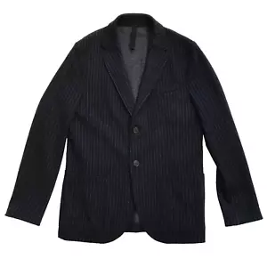 Harris Wharf London Blazer Sport Coat Jacket Mens 50 EU 40 Navy Blue Virgin Wool - Picture 1 of 10