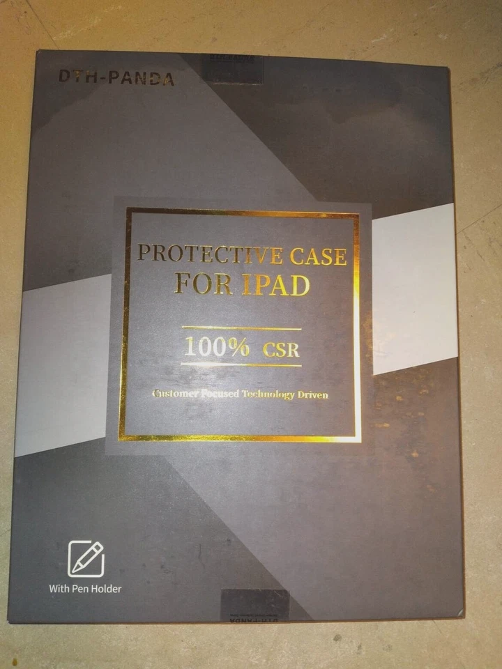 DTH-Panda Protective Case for iPad w/Pen Holder - DUS-CS11 LAVENDER NEW - Image 1 of 1