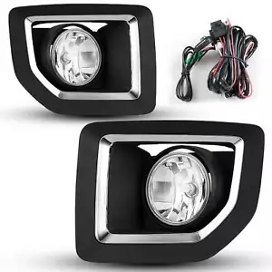 Halogen Fog Light Kit With Clear Lens For 2015-2019 GMC Sierra 2500HD/3500HD - Picture 1 of 7