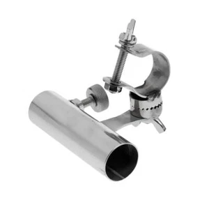 1 piece stainless steel fishing rod holder - adjustable clamp holder - Picture 1 of 7