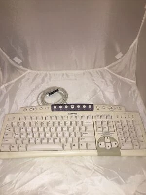 Compaq Genuine Desktop Tactile Keyboard Model KU-9978 USB Tested Works Vintage - Image 1 of 4