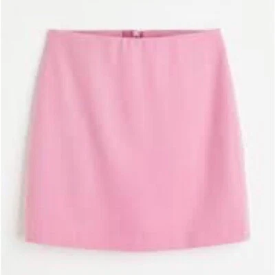 NWT H&M Light Pink Wool Blend Mini Skater Skirt Women’s Plus size 18 2X - Image 1 of 4
