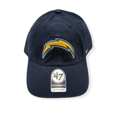 '47 Los Angeles Chargers Clean Up Navy Adjustable Strap Hat Dad Cap - Image 1 of 4