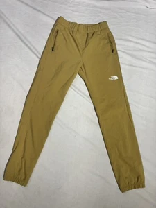The North Face Pants Youth Medium 10/12 Khaki Flash Dry Nylon Joggers Hiking - Picture 1 of 5