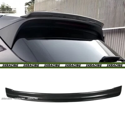 For Porsche Cayenne 2019-2023 Real Carbon Fiber Rear Trunk Lip Spoiler Roof Wing - Image 1 of 4