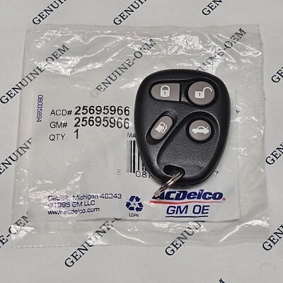 2001-2004 Cadillac Remote Entry Key Fob Transmitter 25695966 KOBLEAR1XT OEM - Image 1 of 2